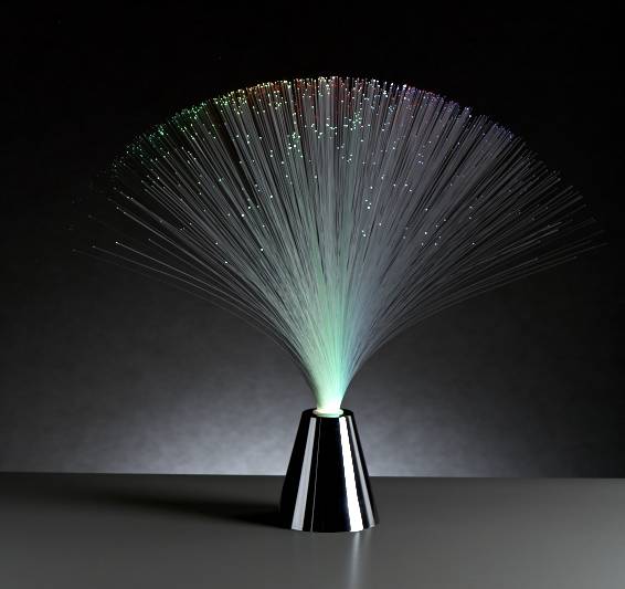 Fibre Optic Ice Lamp - switch adapted
