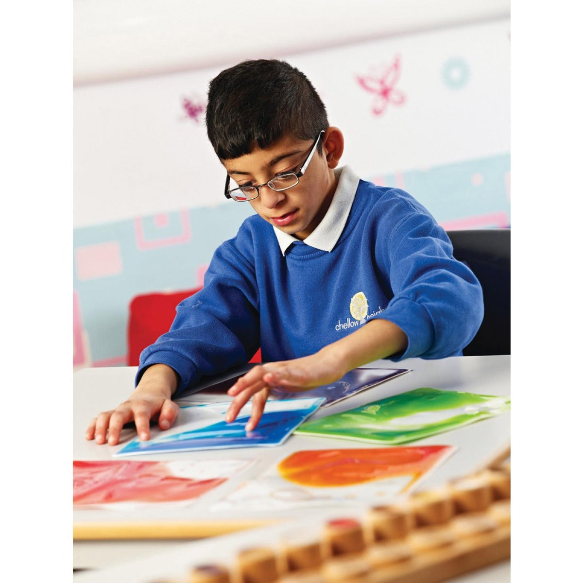 Finger Colour Mats - set of 5