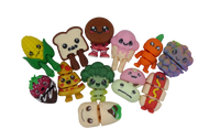 Jigglets - Dig into Delicious - Set of 4 - Fidget Collectibles