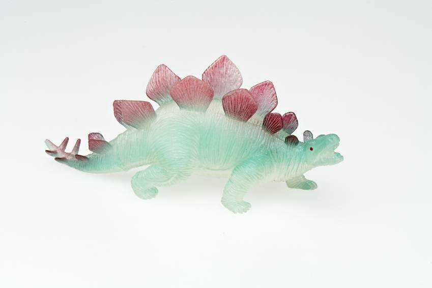 Glow In The Dark Scrunchy Fidget Dinosaur, Single