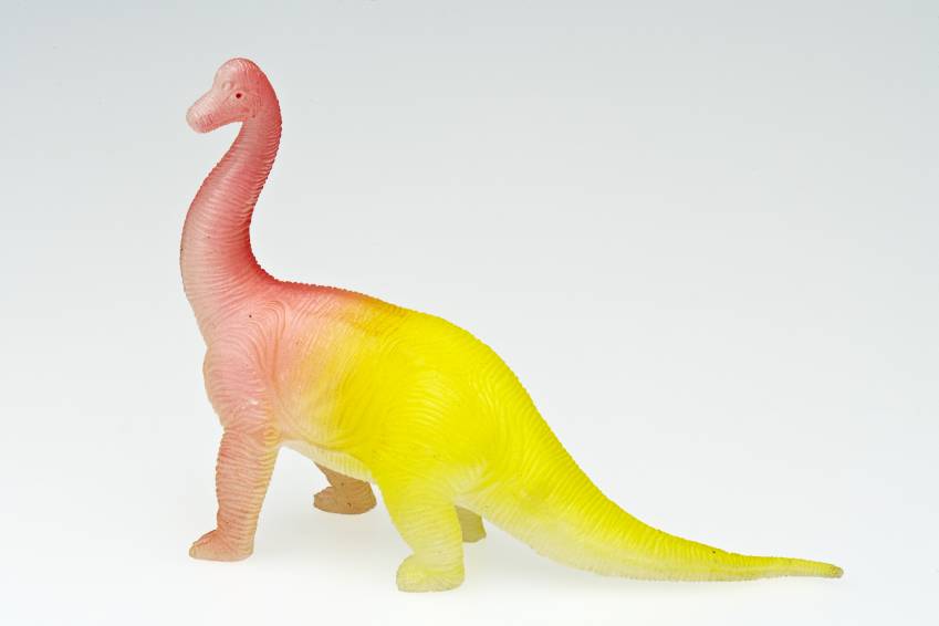 Glow In The Dark Scrunchy Fidget Dinosaur, Single