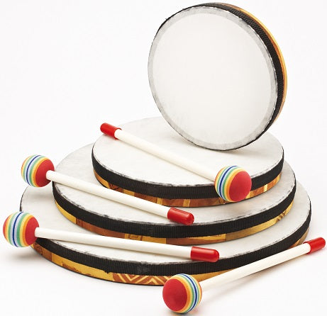 Hand Drums with Beater - 200mm Diameter