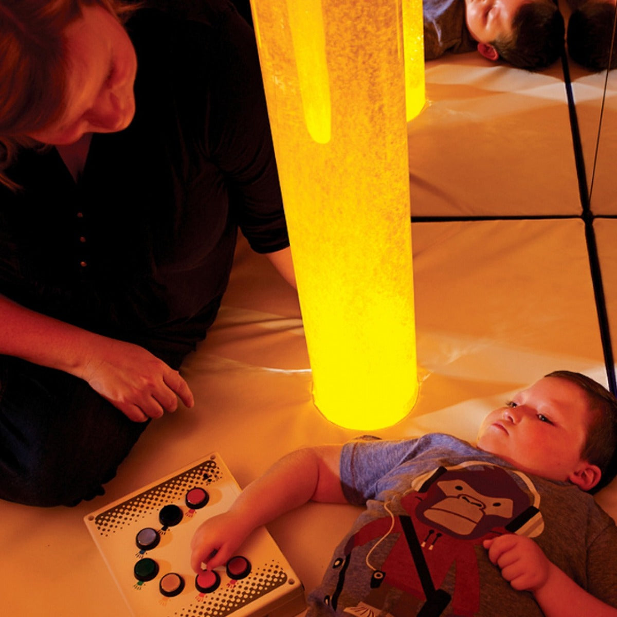 Interactive Bubble Tube Including Button Switch - 1.5m