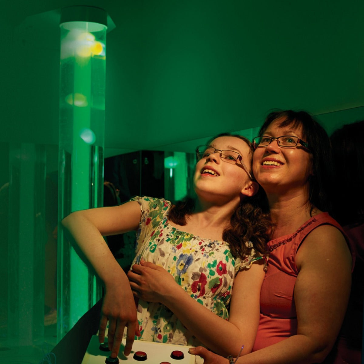 Interactive Bubble Tube Including Button Switch - 1.5m