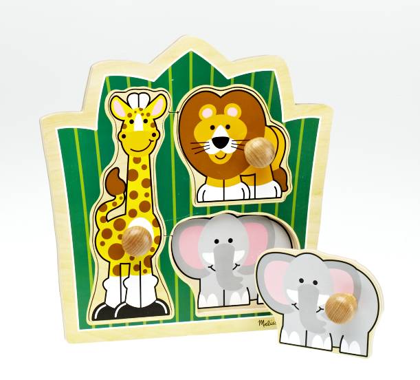 Chunky Sorting Board - Jungle