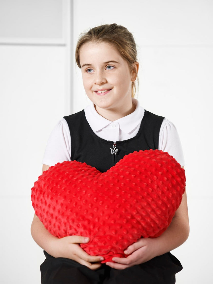 Weighted Tactile Heart Cushion - 2.5lbs