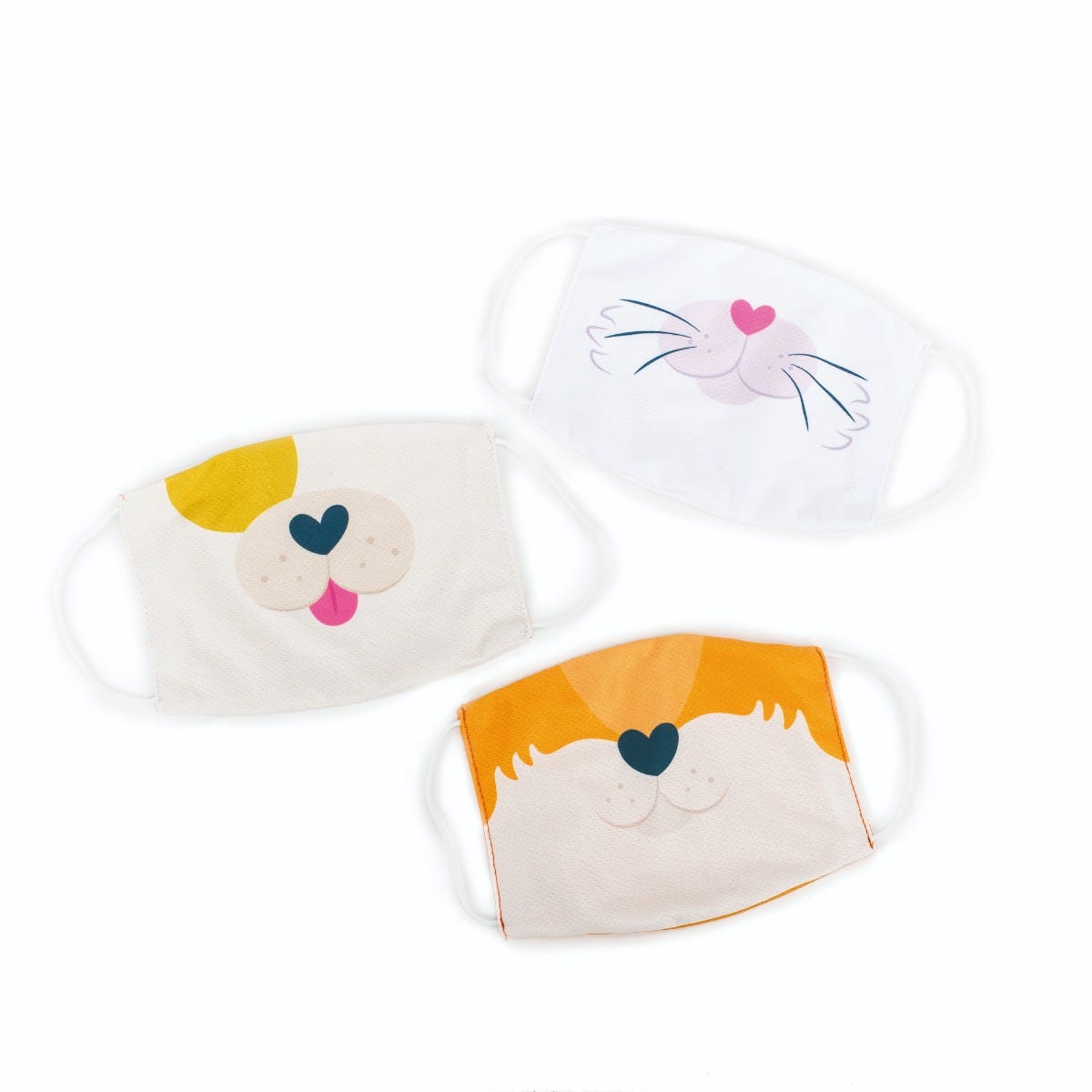 Kids Face Masks - 3 piece set - different characters available