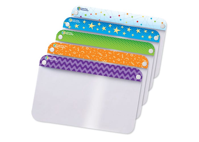 Children's Face Shields - set of 5