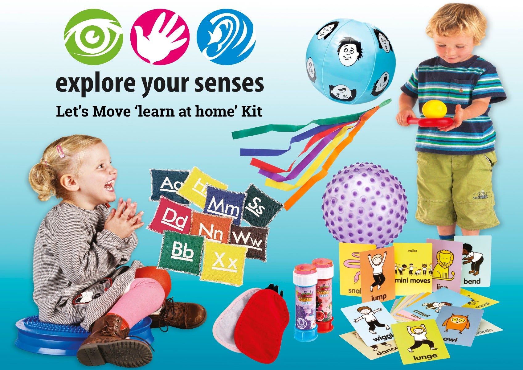 Let's Move 'LEARN AT HOME' Kit – Explore Your Senses