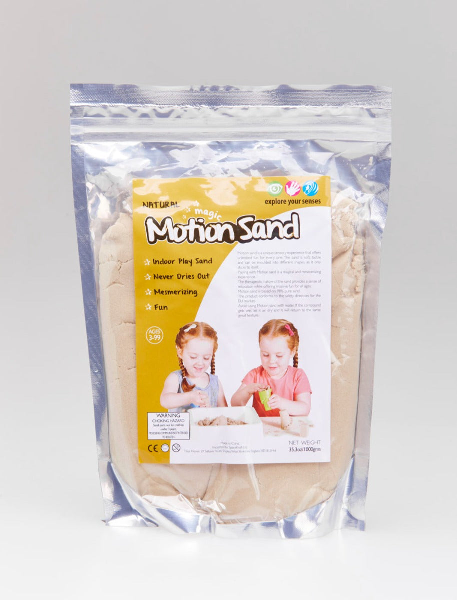 Natural Magic Motion Sand - available in two sizes (kinetic sand)