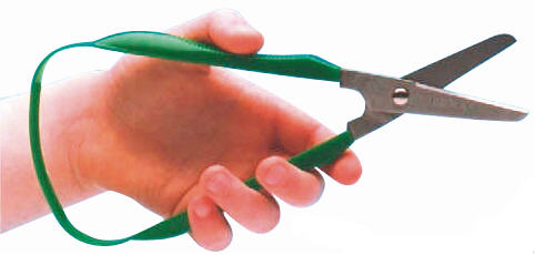 Easi-Grip Scissors - 45mm Round Blade - LEFT HANDED