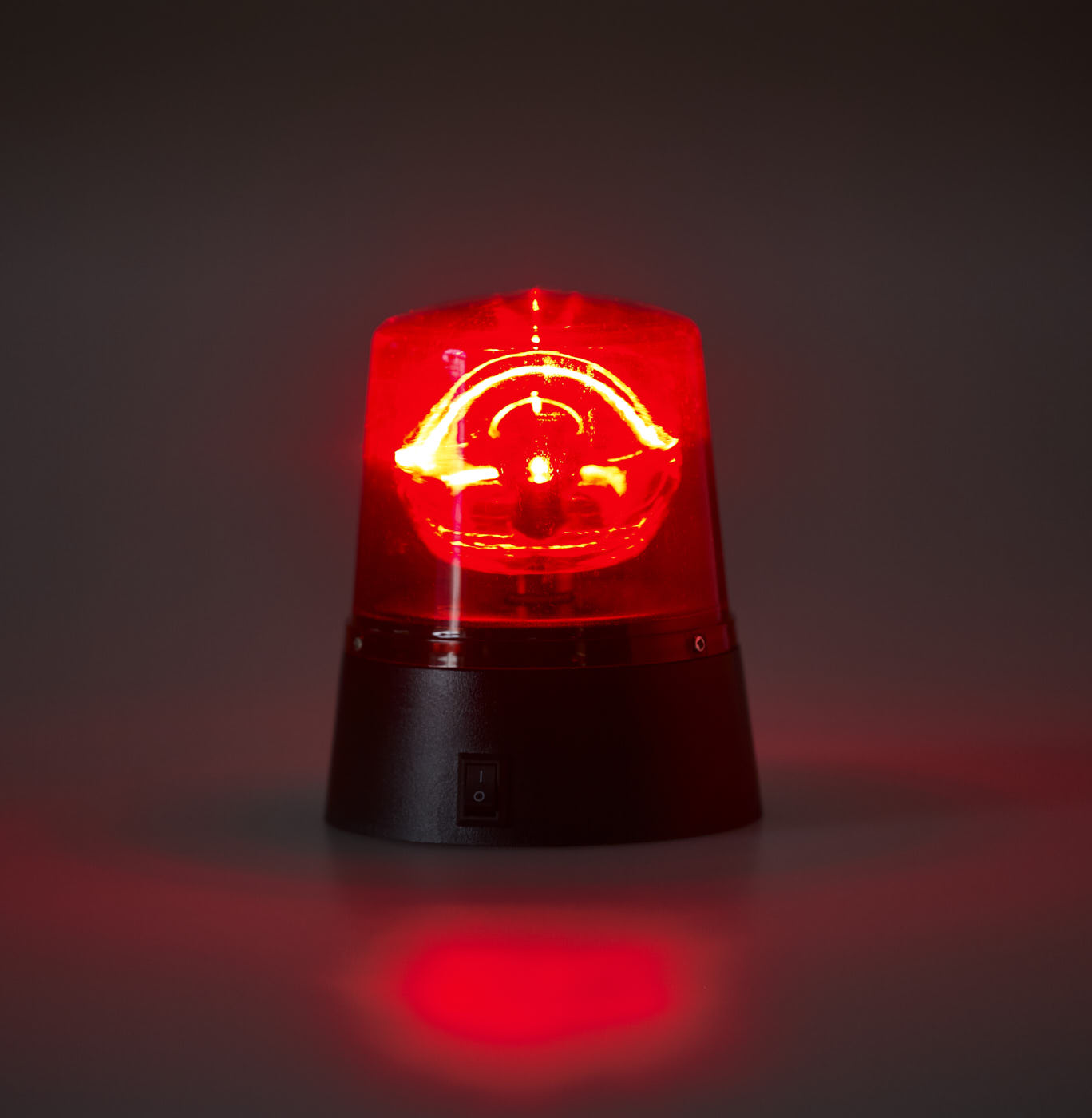 Switch Adapted Police Light - Red