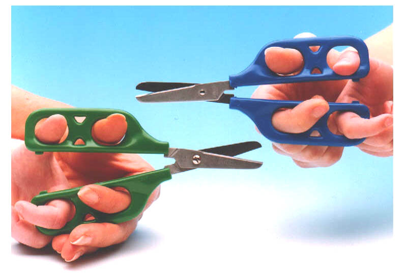 Dual Control Training Scissors - Round Blade - LEFT HANDED