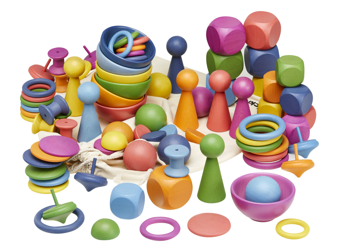 Wooden Rainbow Super Set