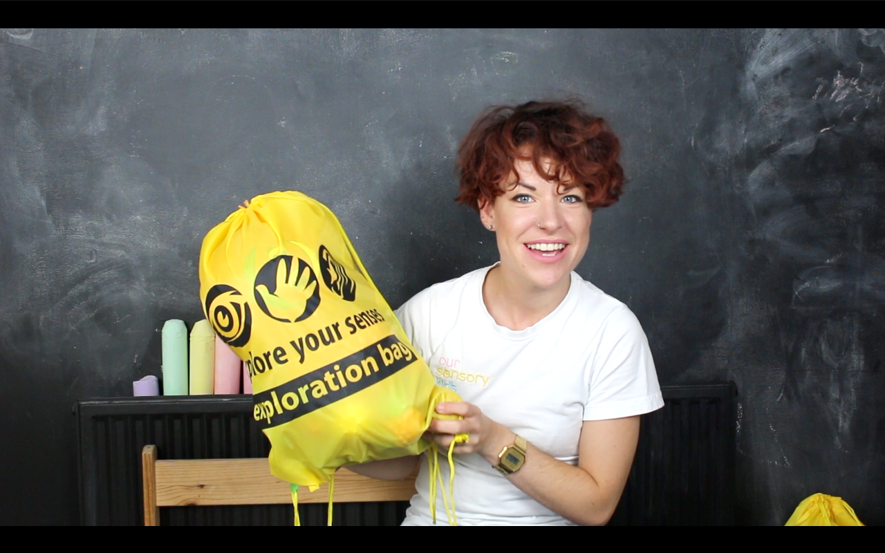 Touch & Squeeze Exploration Bag - NEW REVISED CONTENTS! - see our video of content suggestions!