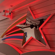Shooting Star Mirror Panel - also available as colour change & Interactive