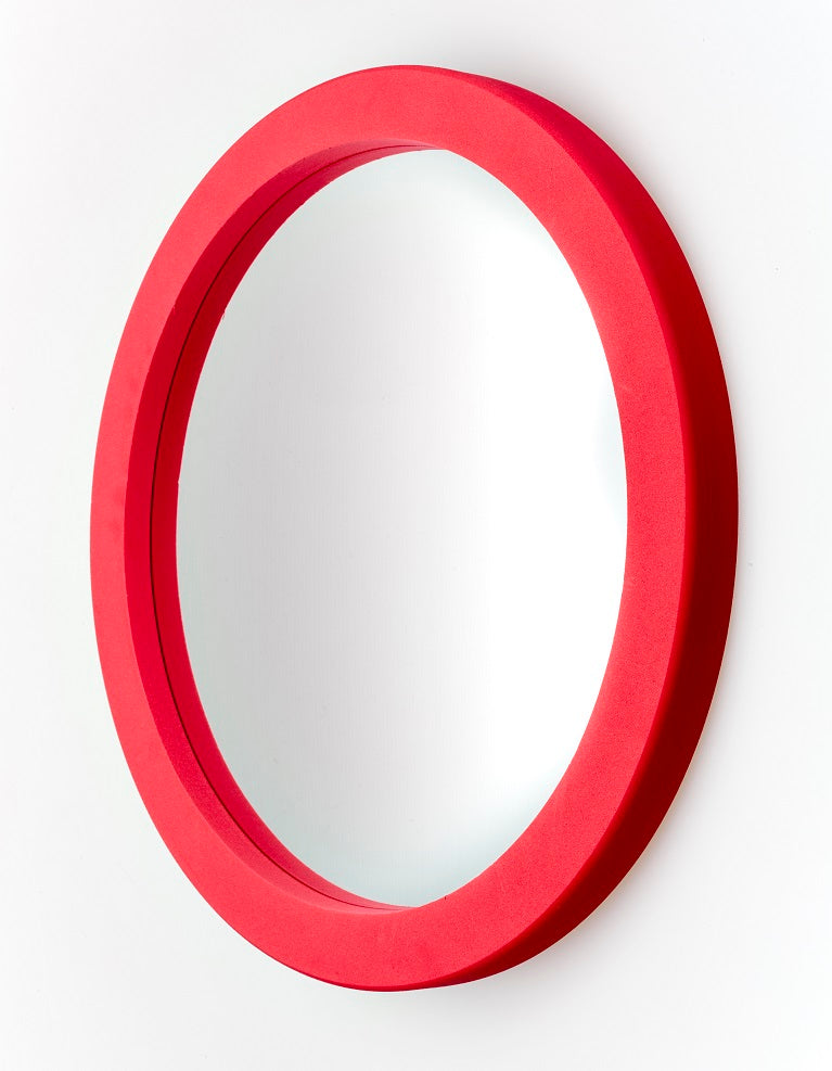 Round Foam Wall Mirror