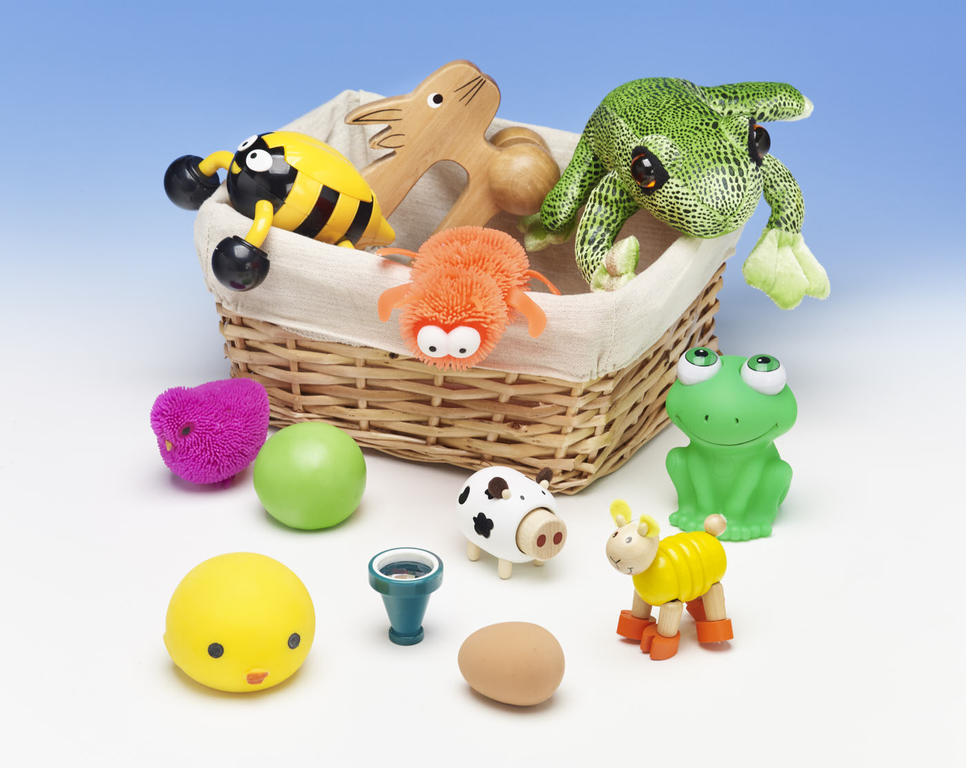 SPRING Themed Natural Exploration Basket