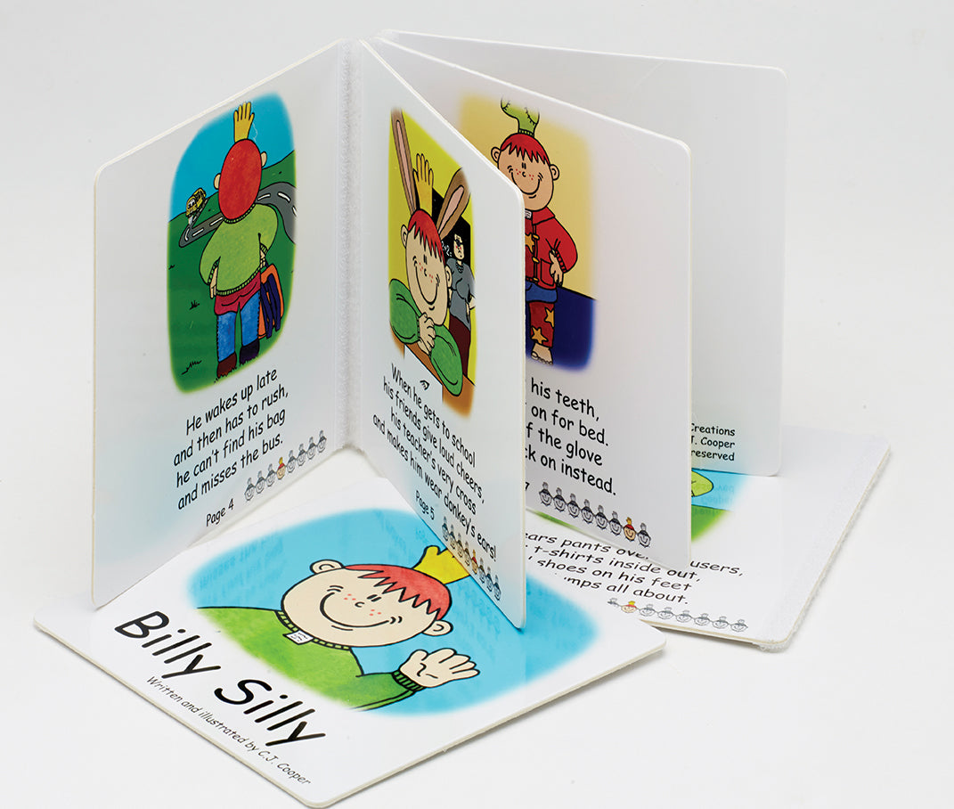 Pull Apart Velcro Book - Billy Silly