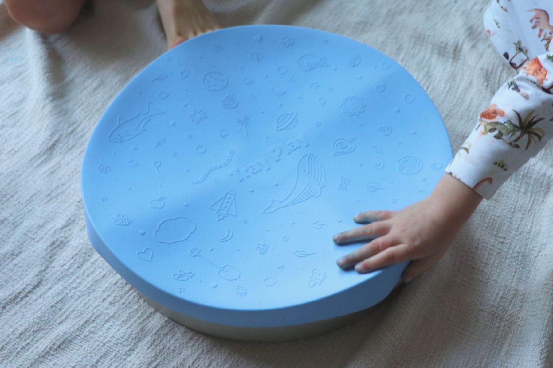 Sensory Tray Play with Lid