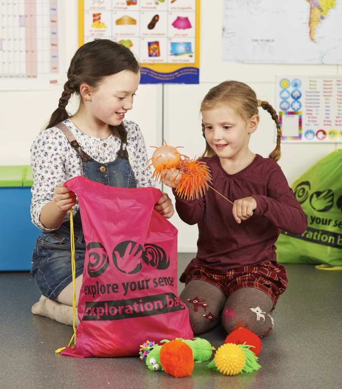 Touch & Squeeze Exploration Bag - NEW REVISED CONTENTS! - see our video of content suggestions!