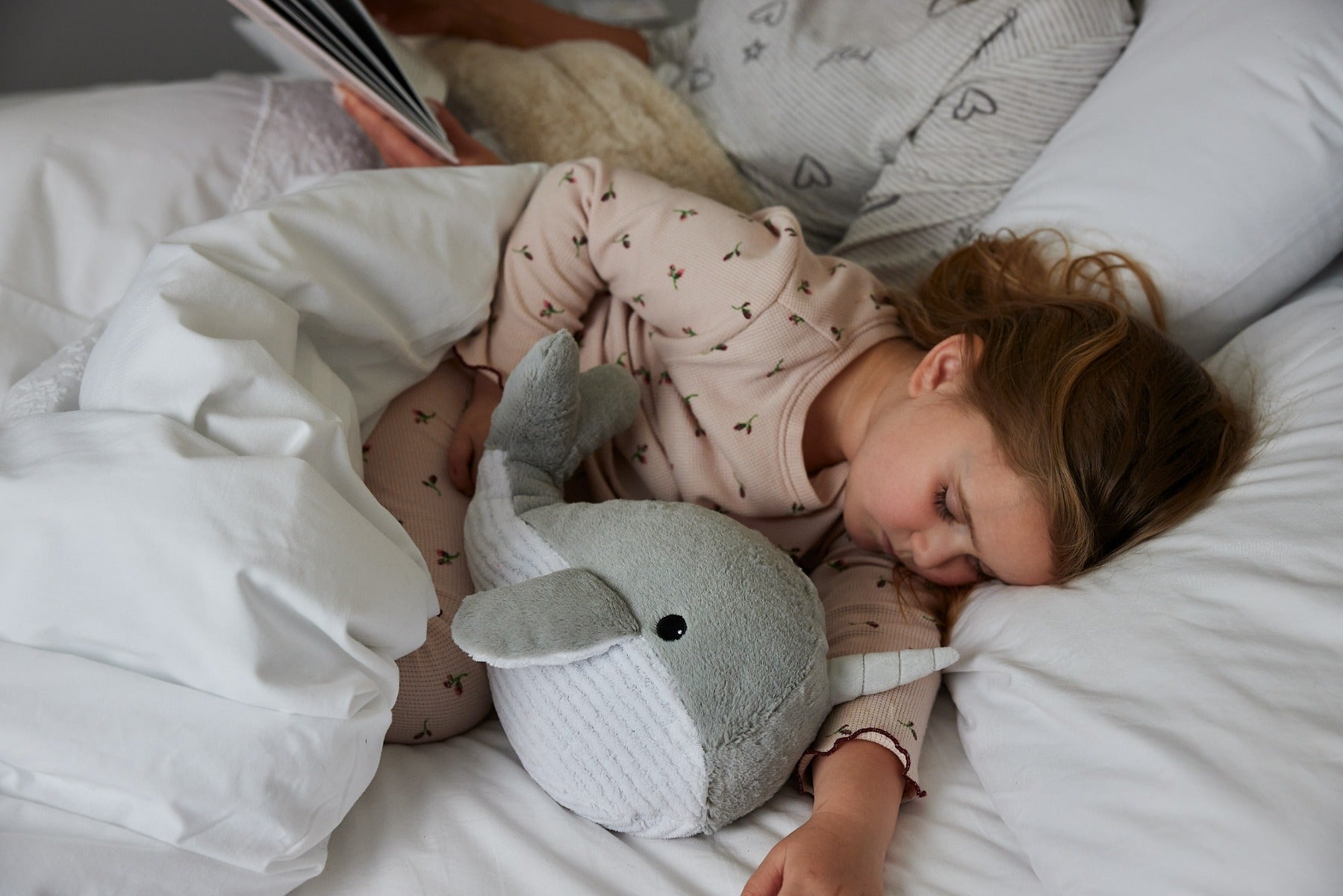 Heat Up Cosy Warmie - Nelly the Narwhal - weighted at 2lbs