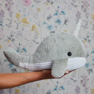 Heat Up Cosy Warmie - Nelly the Narwhal - weighted at 2lbs