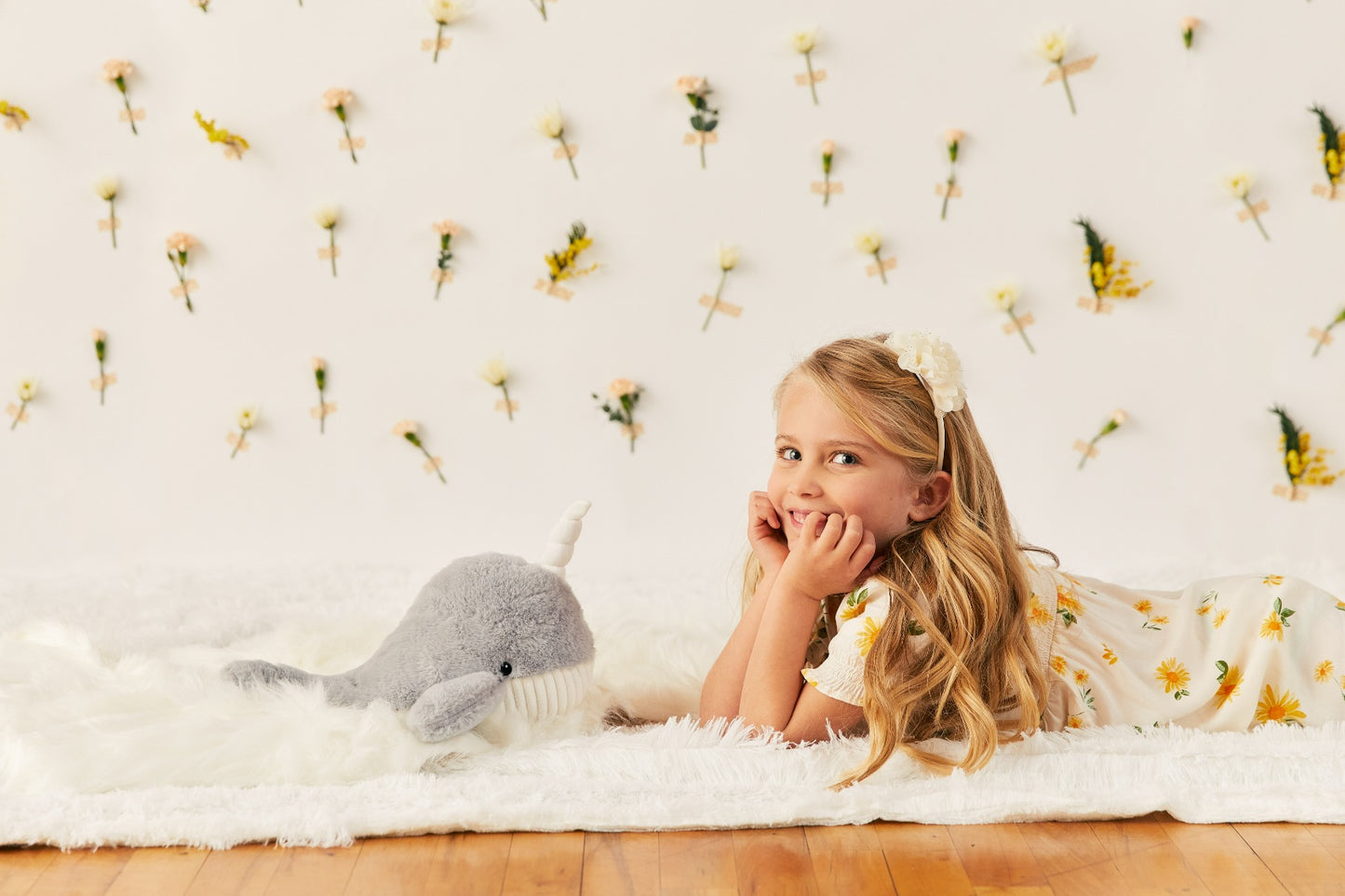 Heat Up Cosy Warmie - Nelly the Narwhal - weighted at 2lbs