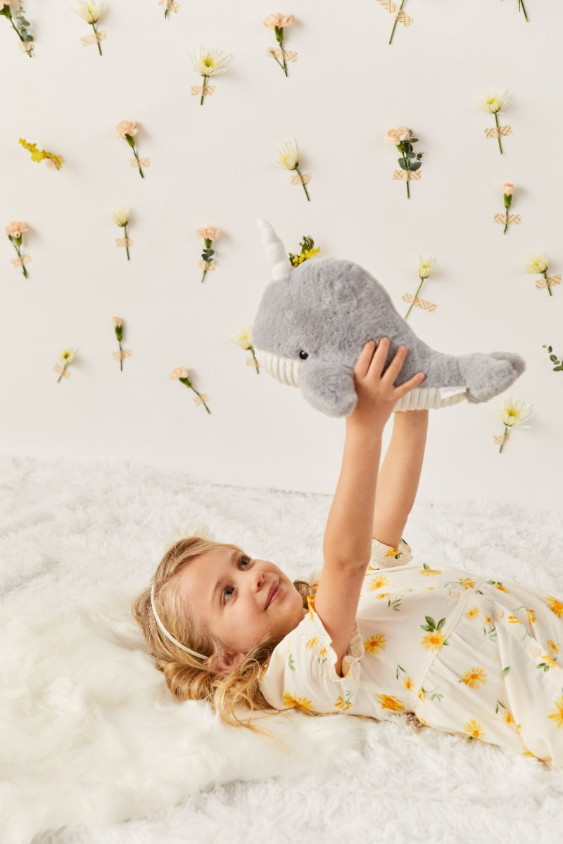 Heat Up Cosy Warmie - Nelly the Narwhal - weighted at 2lbs