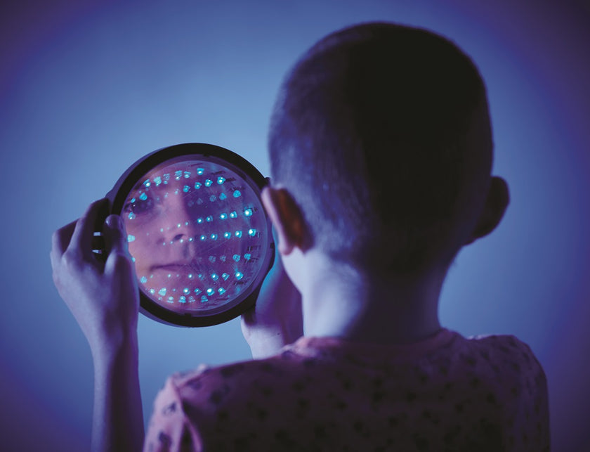 Large Infinity Tunnel Lamp