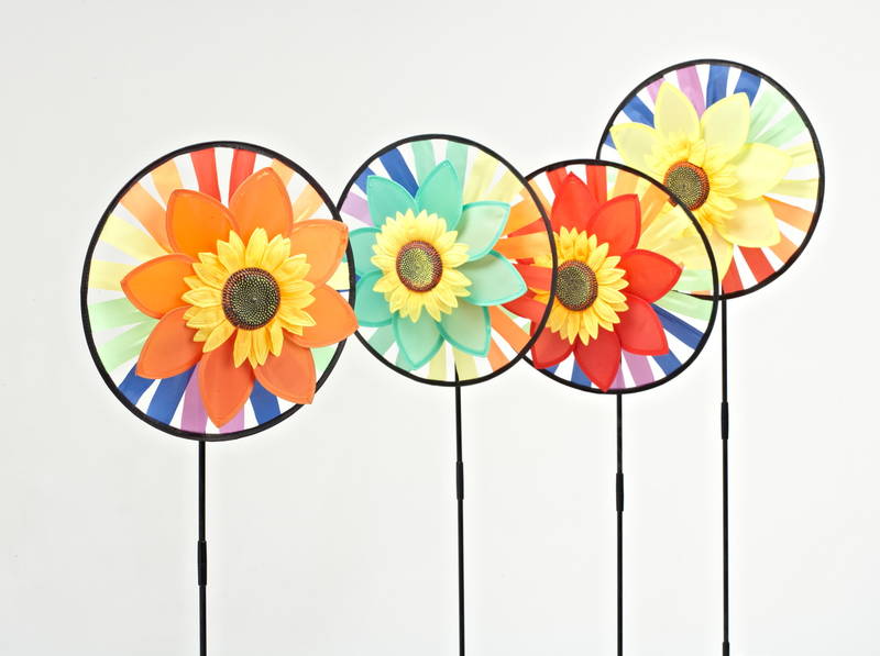 Garden Windmills, set of 4