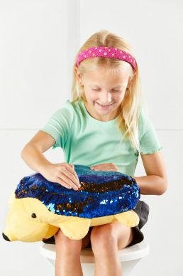 Tactile Weighted  Sequin Hedgehog