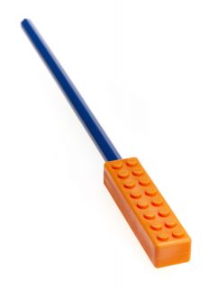 Ark's Brick Stick Chewable Pencil Topper - Orange Firm
