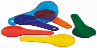 Colour Paddles - Set of 6