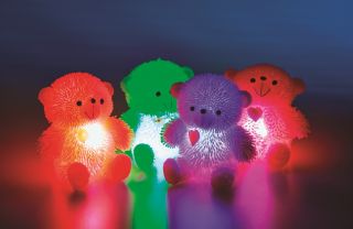 Light-up Teddy Bears Picnic - set of 4
