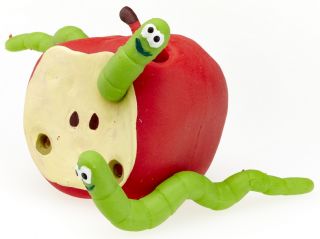 Stretchy Apple and Worms